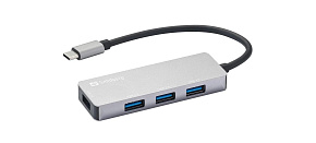 Sandberg USB-C Hub 1xUSB3.0+3x2.0 SAVER Sandberg USB-C Hub 1xUSB3.0+3x2.0 SAVER