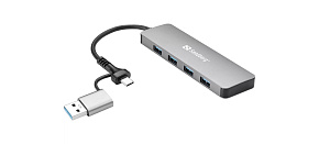 Sandberg USB-C/A to 4xUSB 3.0 Hub Sandberg USB-C/A to 4xUSB 3.0 Hub