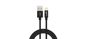 WG - Datový kabel Lightning na USB-A, 1 metr, černá WG - Datový kabel Lightning na USB-A, 1 metr, černá