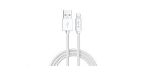 WG - Datový kabel Lightning MFI na USB-A, 2 metry, bílá WG - Datový kabel Lightning MFI na USB-A, 2 metry, bílá
