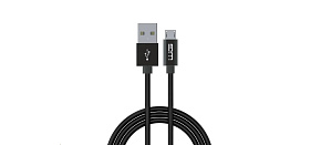 WG - Datový kabel Micro USB na USB-A, 1 metr, s prodlouženým konektorem, černá WG - Datový kabel Micro USB na USB-A, 1 metr, s prodlouženým konektorem, černá