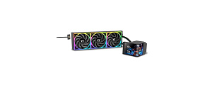 THERMALTAKE Vodní chladič MAGCurve 360 Ultra, 3x120mm ARGB, černá THERMALTAKE Vodní chladič MAGCurve 360 Ultra, 3x120mm ARGB, černá