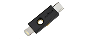 YubiKey 5Ci - USB-C + Lightning, klíč/token s vícefaktorovou autentizaci, podpora OpenPGP a Smart Card (2FA) YubiKey 5Ci - USB-C + Lightning, klíč/token s vícefaktorovou autentizaci, podpora OpenPGP a Smart Card (2FA)