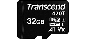 TRANSCEND Industrial Micro SDHC 420T 32GB, Class 10 UHS-I U1 A1, 3D TLC TRANSCEND Industrial Micro SDHC 420T 32GB, Class 10 UHS-I U1 A1, 3D TLC