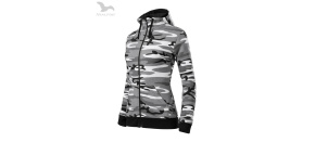 Malfini Camo ZipperC20 dámská mikina na zip s kapucí