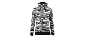 Malfini Camo Zipper C20 dámská mikina na zip s kapucí Malfini Camo Zipper C20 dámská mikina na zip s kapucí