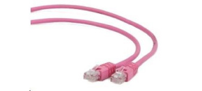 GEMBIRD kabel patchcord CAT6 stíněný FTP 1m, růžový