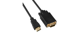 PremiumCord kabel s HDMI na VGA převodníkem, 2m