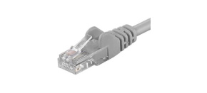 PremiumCord Patch kabel UTP RJ45-RJ45 CAT6 5m šedá PremiumCord Patch kabel UTP RJ45-RJ45 CAT6 5m šedá