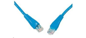 Solarix Patch kabel CAT5E UTP PVC 10m modrý snag-proof C5E-114BU-10MB