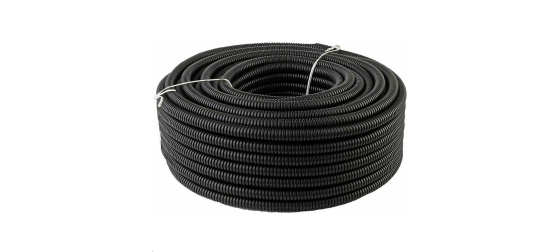Chránička na kabel (husí krk) 13mm s podélným řezem, balení 100m