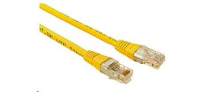 Solarix Patch kabel CAT5E UTP PVC 1m žlutý non-snag-proof C5E-155YE-1MB