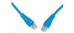 Solarix Patch kabel CAT6 UTP PVC 0,5m modrý snag-proof C6-114BU-0,5MB