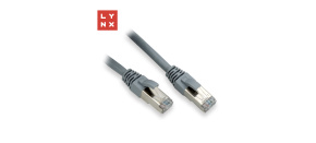 LYNX FTP patch kabel Cat6, PVC, 20m, šedý LYNX FTP patch kabel Cat6, PVC, 20m, šedý