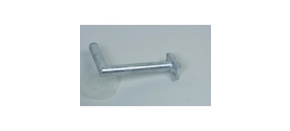 Držák antény na balkón, žárový zinek, délka 30cm