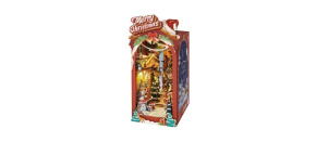 RoboTime 3D skládačka Zarážka na knihy Vánoční ulička