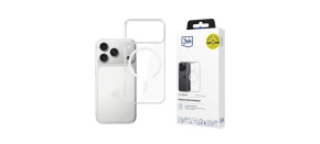 3mk ochranný kryt Clear MagCase pro Apple iPhone 17 Pro 3mk ochranný kryt Clear MagCase pro Apple iPhone 17 Pro