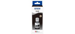 BAZAR - EPSON ink čer 112 EcoTank Pigment Black ink bottle - Poškozený obal (Komplet)