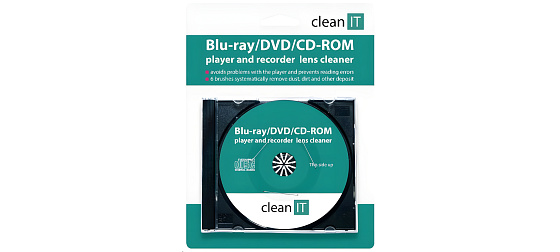 CLEAN IT čistící CD pro Blu-ray/DVD/CD-ROM přehrávače (náhrada za CL-32)