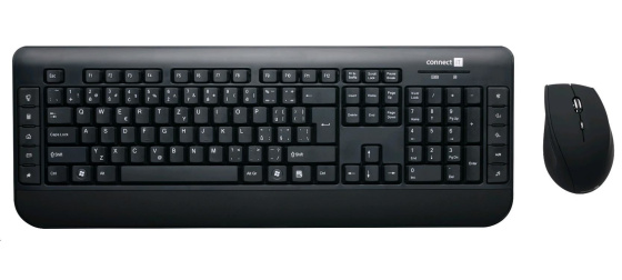 CONNECT IT Bezdrátový set klávesnice a myš CI-185, černý
