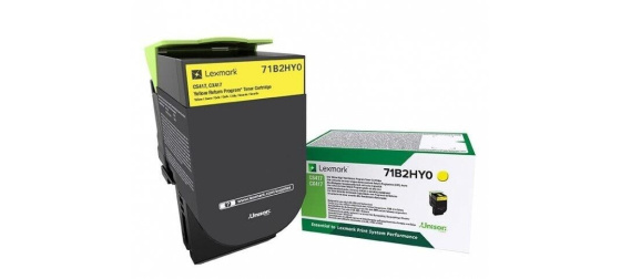 Lexmark toner pro CS/CX417,517 Yellow z programu Lexmark Return na 3 500 stran