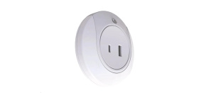 WG - Noční LED světlo do zásuvky s USB / WG FireFly / white