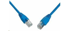 Solarix Patch kabel CAT6 SFTP PVC 1m modrý snag-proof C6-315BU-1MB