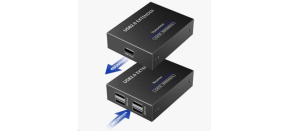 PREMIUMCORD 4-port USB 2.0 extender po Cat5/Cat5e/Cat6 do 150m