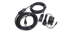 PremiumCord USB 3.0 repeater a prodlužovací kabel A/M-A/F 15m PremiumCord USB 3.0 repeater a prodlužovací kabel A/M-A/F 15m