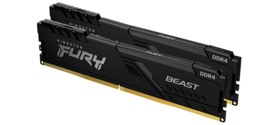 KINGSTON DIMM DDR4 16GB (Kit of 2) 3200MT/s CL16 FURY Beast Černá