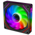 EVOLVEO 120UX-S ventilátor 120mm, 4pin molex, ARGB, slave, černá