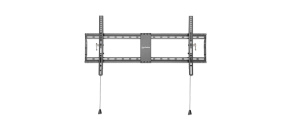 MANHATTAN Nástěnný držák TV, naklápěcí (3°-12°, 43"-100", max. 70kg)