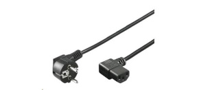 PREMIUMCORD Kabel napájecí 230V 2m úhlový 90st