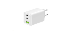 WG - Síťová nabíječka GaN 100W, 3x USB, 1x USB-A + 2x USB-C, white WG - Síťová nabíječka GaN 100W, 3x USB, 1x USB-A + 2x USB-C, white