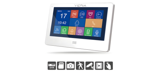 Veria LCD monitor videotelefonu  7077B bílý