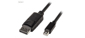 PREMIUMCORD Mini DisplayPort - DisplayPort V1.2 přípojný kabel M/M 3m PREMIUMCORD Mini DisplayPort - DisplayPort V1.2 přípojný kabel M/M 3m