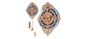 RoboTime 3D dřevěné mechanické puzzle Nástěnné hodiny