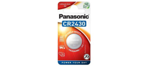 PANASONIC Lithiová baterie (knoflíková) CR-2430EL/1B  3V (Blistr 1ks) PANASONIC Lithiová baterie (knoflíková) CR-2430EL/1B  3V (Blistr 1ks)