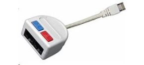 Solarix Rozdvojka počítač/telefon 2 x RJ45 UTP T-MOD 3-U4