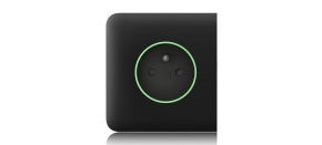 Ajax  SideCover (smart) - Boční kryt zásuvky, horizontální, černá