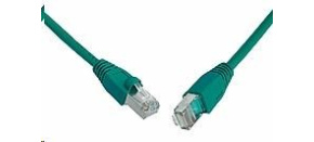 Solarix Patch kabel CAT5E SFTP PVC 15m zelený snag-proof C5E-315GR-15MB
