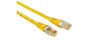 Solarix Patch kabel CAT5E UTP PVC 5m žlutý non-snag-proof C5E-155YE-5MB