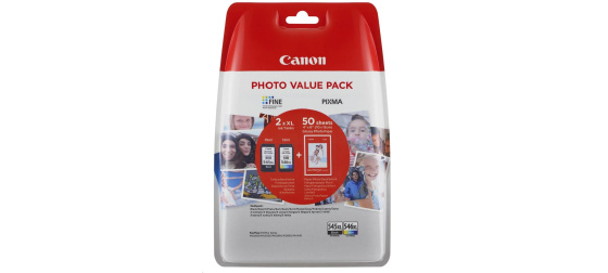 Canon CARTRIDGE PG-545XL/CL-546XL-fotopapír GP 501 multipack pro Pixma MG a Pixma TS 305, 3150, 3151 (400 str.)