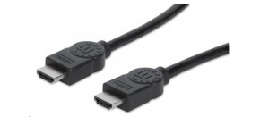 MANHATTAN kabel High Speed HDMI 4K, 3D, Male to Male, stíněný, černý, 7,5m MANHATTAN kabel High Speed HDMI 4K, 3D, Male to Male, stíněný, černý, 7,5m