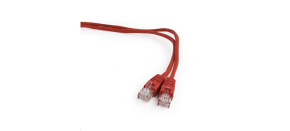 GEMBIRD kabel patchcord Cat5e UTP 0,25m, červený GEMBIRD kabel patchcord Cat5e UTP 0,25m, červený