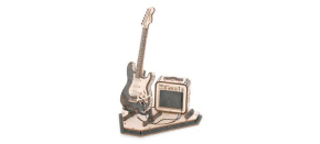 RoboTime dřevěné 3D puzzle Elektrická kytara RoboTime dřevěné 3D puzzle Elektrická kytara