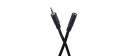 PREMIUMCORD Kabel audio 3,5mm Jack - Jack prodlužovací  3m (M/F, stereo)