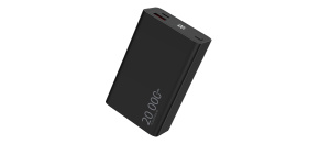 WG - Power Bank 20000 mAh, USB-C PD 20W + USB-A QC 22.5W, černá WG - Power Bank 20000 mAh, USB-C PD 20W + USB-A QC 22.5W, černá