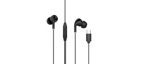 WG - Sluchátka s konektorem Type-C, Eclipse Duo, drátové, black