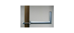 Držák antény na stožár, galvanický zinek, délka 35cm